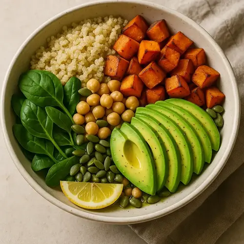 Quinoa veggie bowl