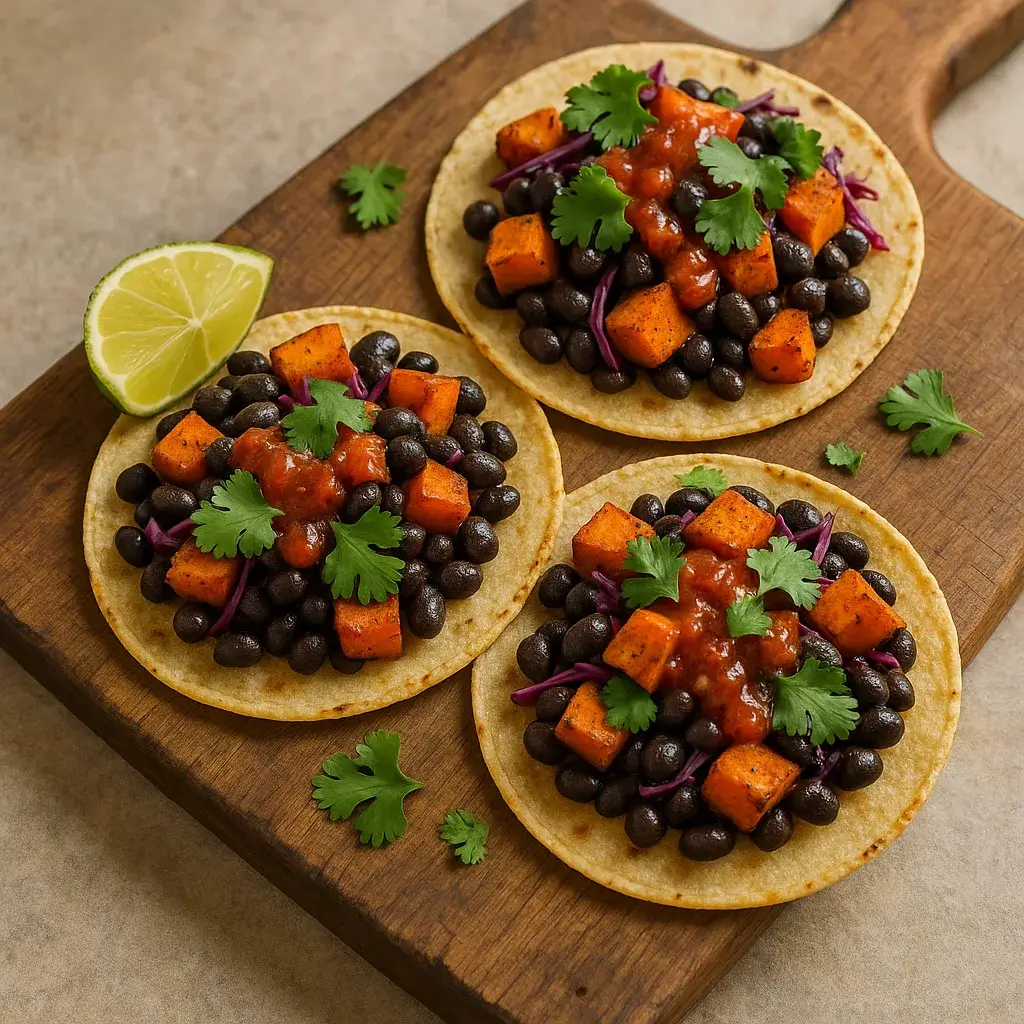Sweet potato tacos