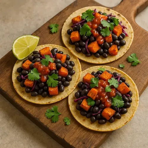 Sweet potato tacos